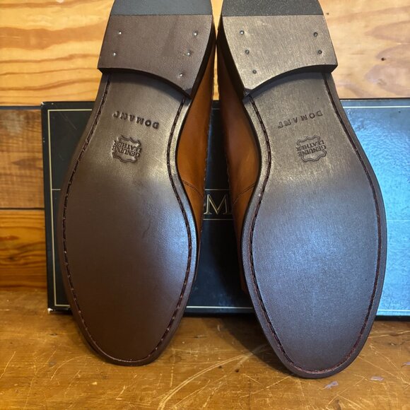 New Domani Leather Tasseled Loafers - Picture 7 of 8